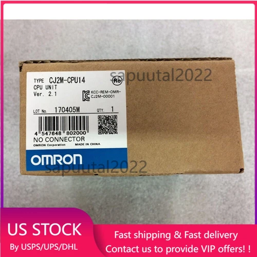 1PC Omron CJ2M-CPU14 CPU Unit CJ2MCPU14 New In Box Fast Shipping