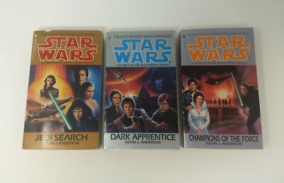Star Wars: The Jedi Academy Trilogy: 3 Book Lot: Complete Set: Kevin J. Anderson