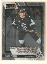 Ryker Evans 2023-24 OPC Platinum Rookie Card #289 Kraken