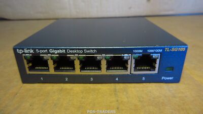 TP-LINK TL-SG105 - 5 Port Gigabit Unmanaged Switch 1000 Mbps Network EXCL PSU