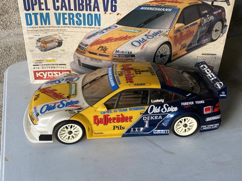 RC vintage Électrique OPEL CALIBRA V6 DTM VERSION Team Rosberg Kyosho 4WD 1/10 - Bild 2 von 4