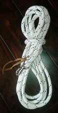 Westernrope, Bodenarbeitsseil, Bullsnap, Rope, Seil, Weiß  3,70/6,00 m     *NEU*