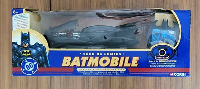 💥NEW! 2000 DC Comics Batman Batmobile Corgi 1:18 w/ Talking