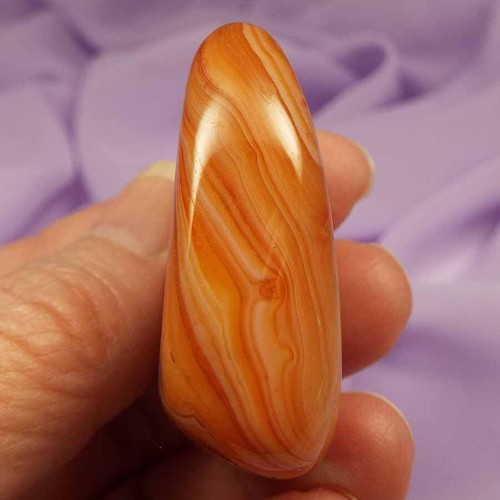 Hermosa piedra pulida ágata río loco 38 g SN39750 - Imagen 2 de 4