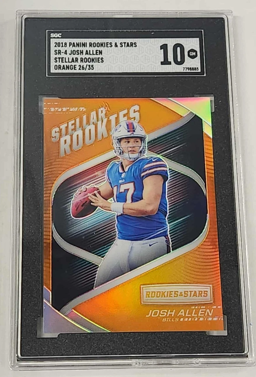Josh Allen Panini Rookies & Stars Stellar Rookies #SR4 Orange