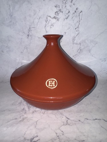 Tagine Burgundy Emile Henry Made in France Flame Ceramic, 26 cm 3.7 qt