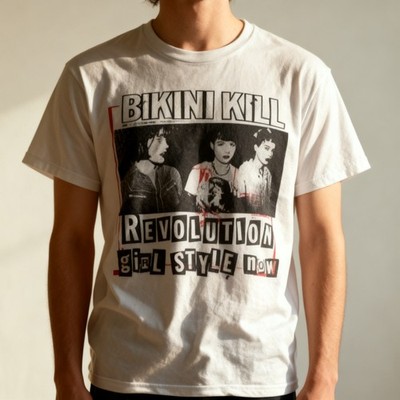 Bikini Kill Riot Grrrl Vintage T-Shirt Revolution Girl Style Now