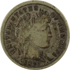 1895 Barber Silver Dime G Good Details 10c Coin Collectible SKU:CP1348