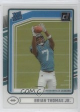 2024 Panini Clearly Donruss Rated Rookie Brian Thomas Jr #64 06or