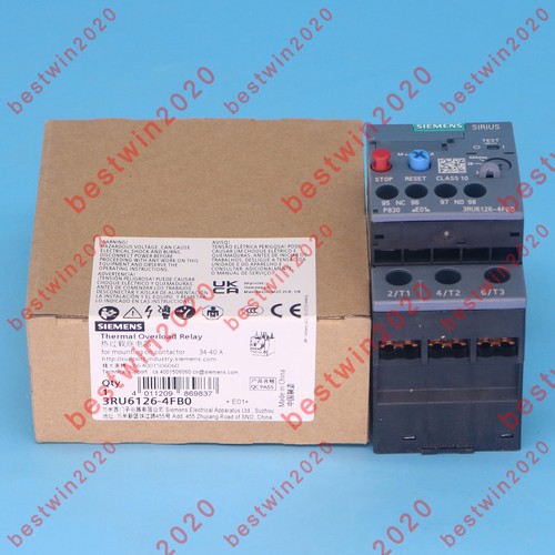 NEW Siemens Overheat relay 3RU6126-4FB0 3RU6 126-4FB0 34A~40A free shipping - 第 3/5 張圖片