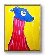 Original Art 14x11 Colorful Modern Art Acrylic Painting Canvas