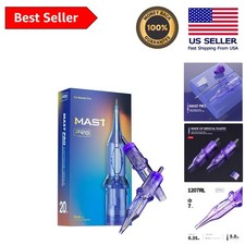 Mast Pro 1207RL Disposable Tattoo Needles - Box of 20 Standard 7 Round Liners