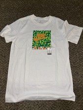 Nike Tee Brandriffs White Short Sleeve T-shirt Boys Size Xl Colorful NWT