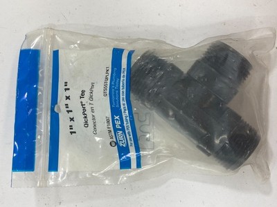 (1)  Zurn Pex QT555T   1'' x 1'' x 1''   Threaded Tee  ~ Quickport