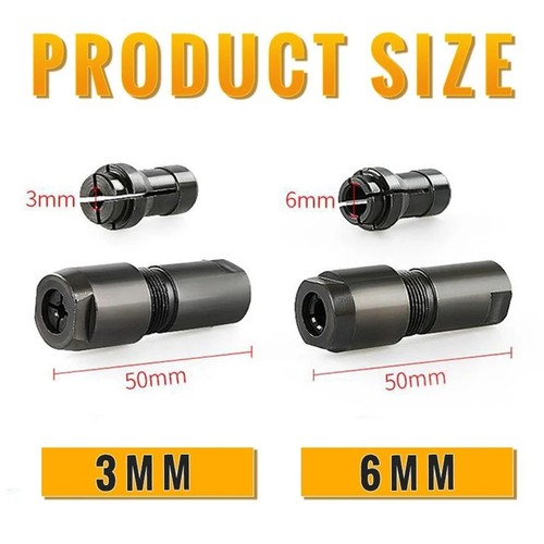 Transfer Head Adapter 6MM Adapter Angle Grinder Black High Carbon Steel - Picture 7 of 9