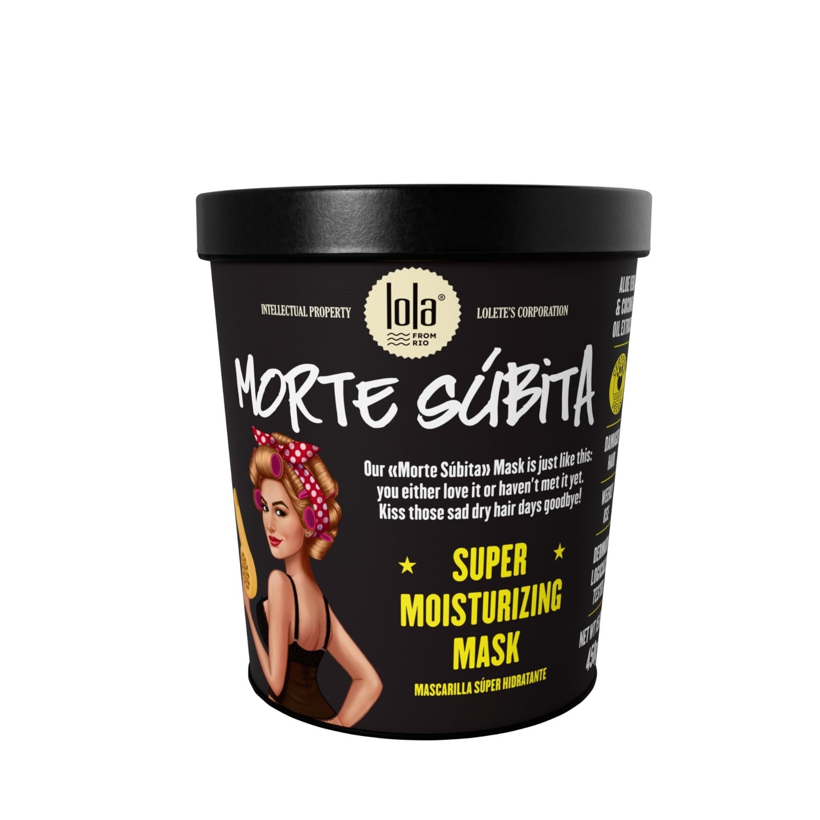 Lola Linha Morte Subita Brasil - Mascara Super Hidratante 450 Gr - (Lola Brasil Sudden Death Collection - Intense - Image 3