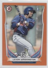 2014 Bowman Prospects Orange 179/250 Levon Washington #BP42 1b8