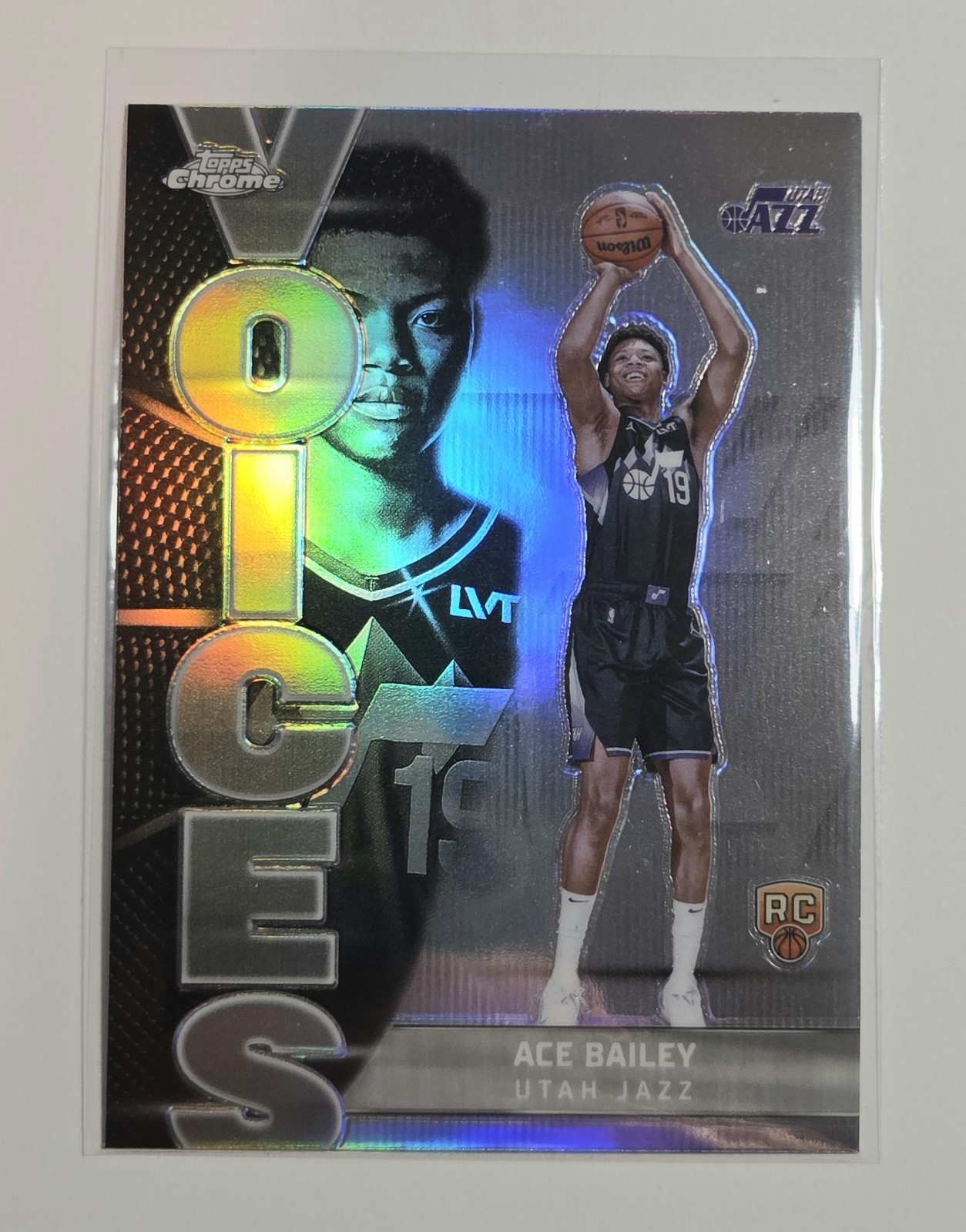 2025-26 Topps Chrome - Voices Ace Bailey #VS-10 Refractor (RC)