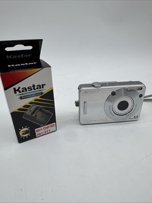 Sony Cyber-shot DSC-W50 6.0MP Digital Camera - Silver for sale