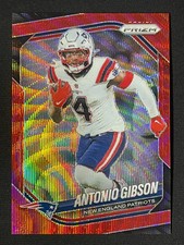 2025 Panini Prizm Red Wave Color Match #224 Antonio Gibson /149 Patriots YT92