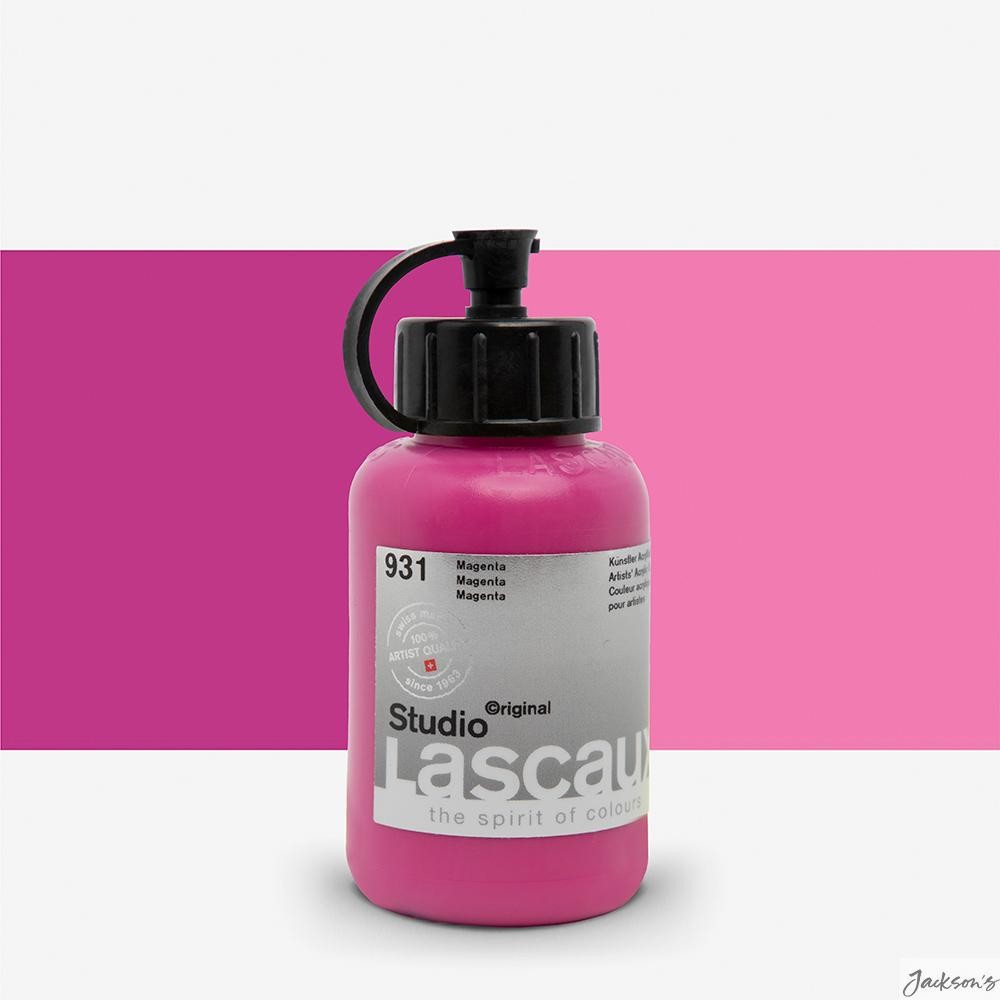 Lascaux Studio Acrylic Paint Acrylic 85ml Magenta For Art Design Decoration