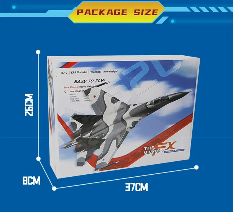 ✅RC Foam Aircraft SU35 Plane 2.4G Radio Control Glider Remote Control Fighter DE - Bild 4 von 4