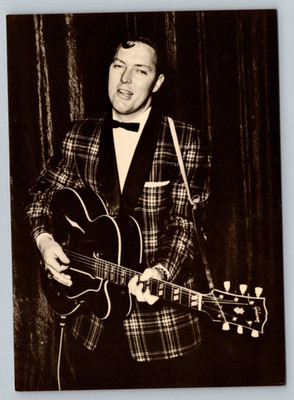 Bill Haley 1957 Posing With Guitar Postcard