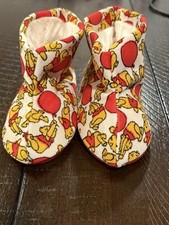 Disney Winnie The Pooh Vintage Toddler Slippers Size 7 EUC