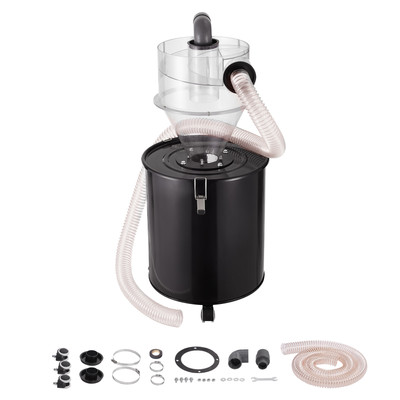 #ad VEVOR Cyclone Dust Separator w Tank Vacuum Cleaner Separator 4quot; for 13 Gal Tank $109.00