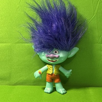 HASBRO ( C-015G )  Troll Doll Figure 2016 Purple Hair  Display *FREE SHIPPING