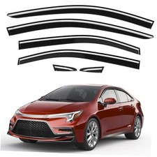 6pcs Outside-Mount Window Rain Guards Fit for 2019-2026 Toyota Corolla Sedan