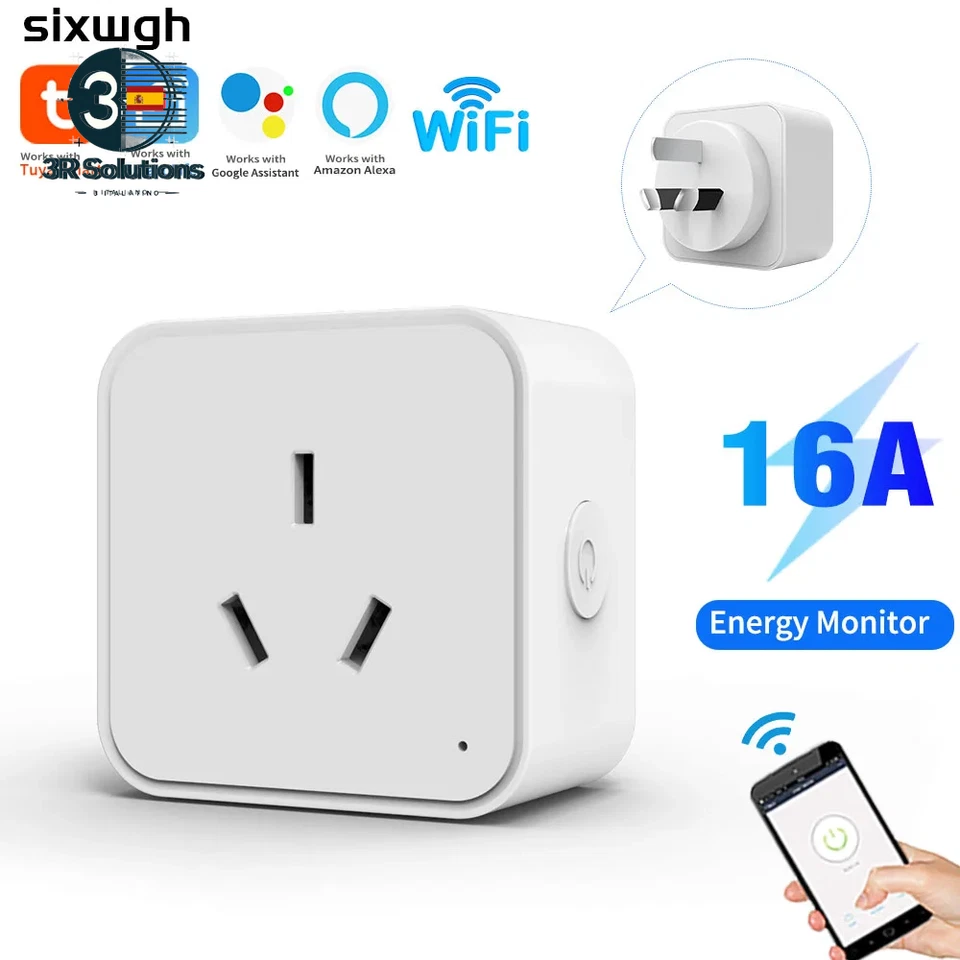 Regleta Tuya Smart Enchufe Múltiple Wifi Control Inteligente - Imagen 2 de 4