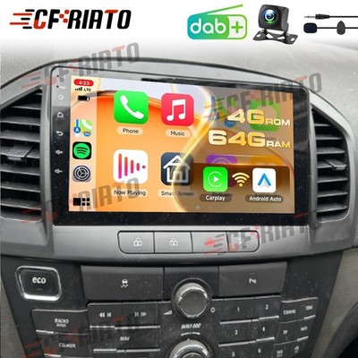DAB Für Opel Insignia A G09 2008-2013 Autoradio Carplay GPS Android 15 BT 4+64GB