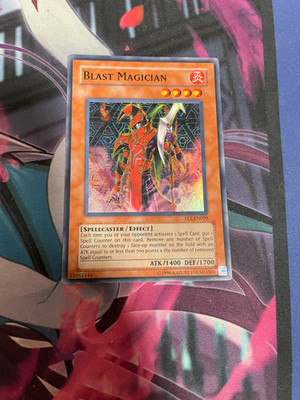 YUGIOH - BLAST MAGICIAN - SUPER RARE - FET - UNLIMITED - NM