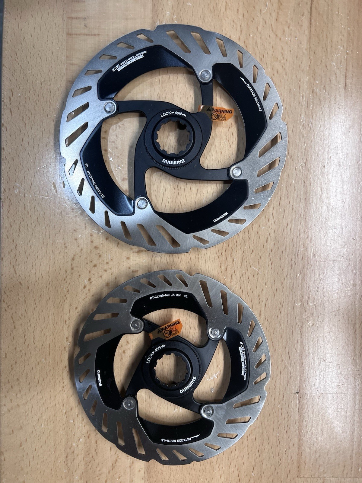 BRAND NEW Shimano RT-CL900 160mm and 140mm Brake Rotors (No packaging)