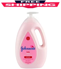 Johnson's Moisturizing Pink Baby Lotion with Coconut Oil, 33.8 fl. oz.
