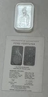 Fors Fortuna 1 oz silver bar High Relief Proof Like
