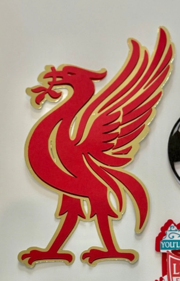 CRAFTZONE Cake topper liver pool football Birthday, badge cake, Cupcake Toppers