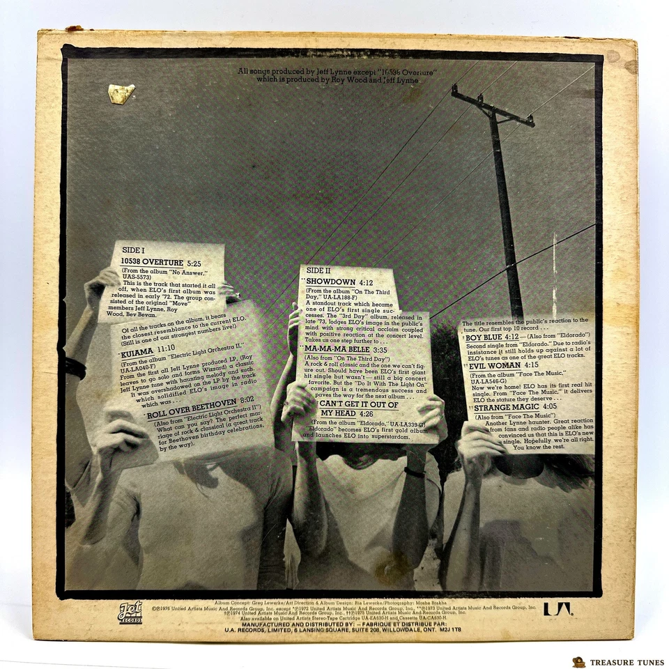 Electric Light Orchestra – Olé ELO Vinyl (LP, Compilation) - Image 3 of 4