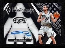 2023-24 Panini Phoenix Calligraphy FOTL Onyx 8/17 Manu Ginobili Auto HOF 0c3