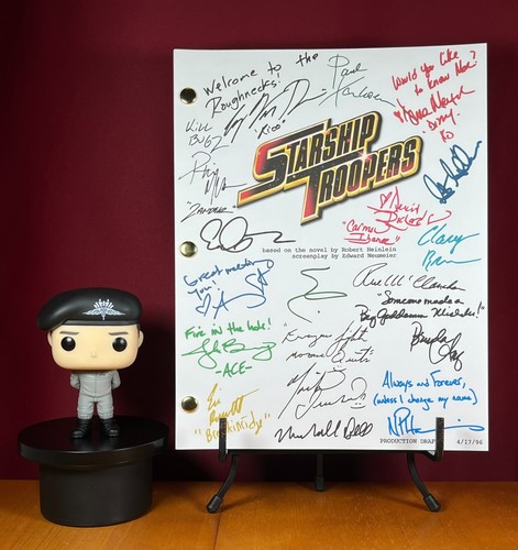 Starship Troopers Script Signed- Autograph Reprints- Horror- Science Fiction - 第 1/8 張圖片