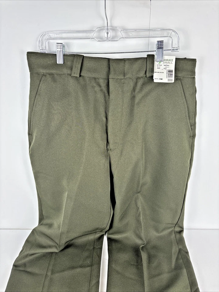 Horace маленький гибкий классный брюки оливковый зеленый HS2145 34R вырез #27MD длина 37U - Изображение 2 из 4