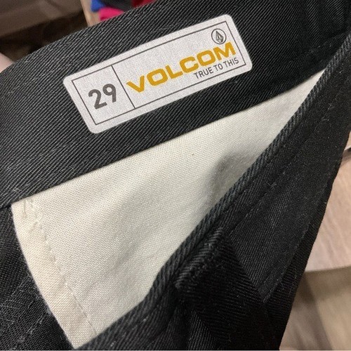 Volcom Frickin schwarze Skate Chino Hose Größe 29 Neu mit Etikett - Bild 11 von 14
