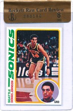 Dennis Johnson 1978 Topps Basketball Rookie #78 Sonics RC (PSA) BGS 8 NM - Mint