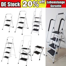Klapptritt Klappleiter Haushaltsleiter Stehleiter 1 2 3 4 Stufe DE Bis 150 kg
