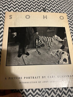 SOHO: A PICTURE PORTRAIT 1988 PHOTO BOOK Carl Glassman NEW YORK RARE VINTAGE