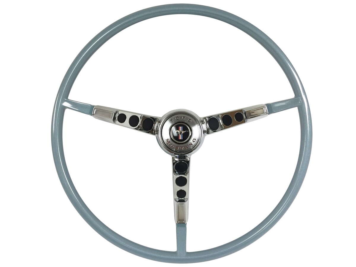 1966 Ford Mustang Steering Wheel Kit w/Horn Ring & Spring