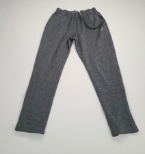 Adidas Pants Mens Medium Gray Fleece Sweat Pants Comfort Casual Men
