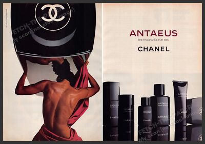 Chanel Antaeus for Men 1980s Print Advertisement (2 page) 1982