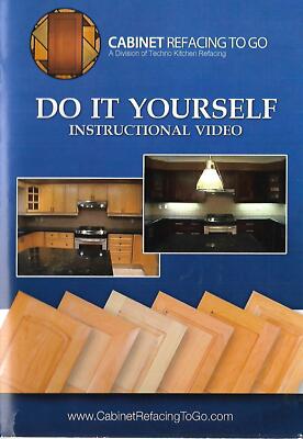 CABINET REFACING TO GO DVD-ROM instructional DO IT YOURSELF kitchen RARE home !!